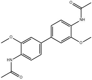 N,N'-Diacetyldianisidine Structure
