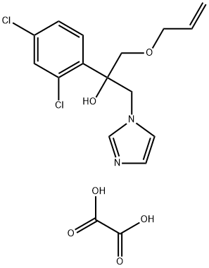 1H-Imidazole-1-ethanol, alpha-(2,4-dichlorophenyl)-alpha-((2-propenylo xy)methyl)-, ethanedioate salt Structure