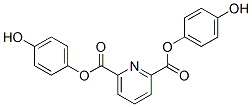 bis(4-hydroxyphenyl) pyridine-2,6-dicarboxylate ,83346-76-3,结构式