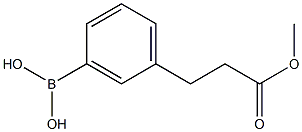 3-(2-甲氧羰基乙基)苯基硼酸,833472-82-5,结构式