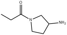 1-(3-aMino-1-pyrrolidinyl)-1-Propanone Structure