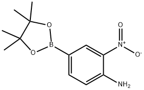 2-硝基-4-(4,4,5,5-四甲基-1,3,2-二杂氧戊硼烷-2-基)苯胺,833486-94-5,结构式