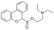 6-(2-Diethylaminoethoxycarbonyl)-6H-dibenzo(b,d)pyran Structure