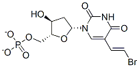 5-(2-bromovinyl)-2'-deoxyuridylate,83378-41-0,结构式