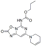 propyl N-[4-(3,6-dihydro-2H-pyridin-1-yl)-8-oxo-9-oxa-1,3,7-triazabicy clo[4.3.0]nona-2,4,6-trien-2-yl]carbamate Structure