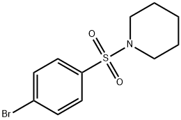 ピペリジノ(4-ブロモフェニル)スルホン 化学構造式