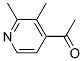 Ethanone, 1-(2,3-dimethyl-4-pyridinyl)- (9CI) Structure