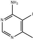 5-IODO-6-METHYL-4-PYRIMIDINAMINE Struktur
