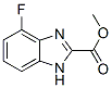 1H-Benzimidazole-2-carboxylicacid,4-fluoro-,methylester(9CI) Structure