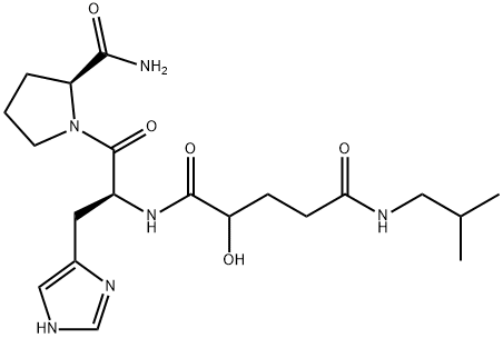 83437-31-4 N-(2-hydroxy-4-(isobutylcarbamoyl)butyryl)histidylprolinamide