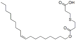 3-[(2-カルボキシエチル)チオ]プロパン酸1-[(Z)-9-オクタデセニル] 化学構造式