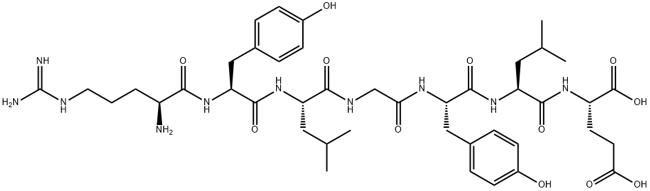 α-カゼインエキソルフィン 化学構造式