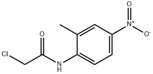 2-CHLORO-N-(2-METHYL-4-NITROPHENYL)ACETAMIDE 结构式