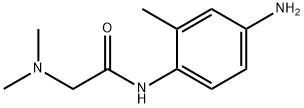 N-(4-氨基-2-甲基苯基)-2-(二甲基氨基)乙酰胺,83473-61-4,结构式