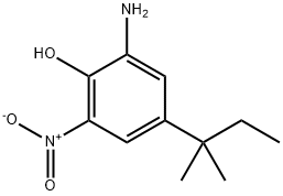 4-tert-Amyl-2-amino-6-nitrophenol Structure