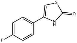 4-(4-FLUOROPHENYL)-2(3H)-THIAZOLONE 化学構造式
