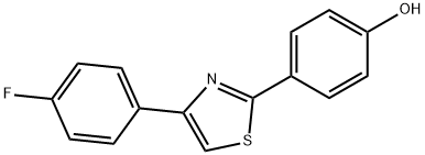 4-[4-(4-fluorophenyl)-1,3-thiazol-2-yl]phenol|