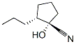 Cyclopentanecarbonitrile, 1-hydroxy-2-propyl-, (1S,2R)- (9CI) Struktur