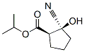 Cyclopentanecarboxylic acid, 2-cyano-2-hydroxy-, 1-methylethyl ester, (1R,2S)- (9CI),834886-24-7,结构式