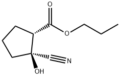 834886-29-2 Cyclopentanecarboxylic acid, 2-cyano-2-hydroxy-, propyl ester, (1S,2S)- (9CI)