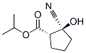 Cyclopentanecarboxylic acid, 2-cyano-2-hydroxy-, 1-methylethyl ester, (1S,2S)- (9CI),834886-30-5,结构式