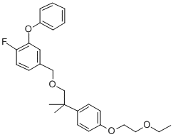 83493-23-6 4-[[2-[4-(2-ethoxyethoxy)phenyl]-2-methyl-propoxy]methyl]-1-fluoro-2-p henoxy-benzene