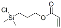 Acrylic acid 3-(chlorodimethylsilyl)propyl ester Struktur