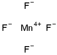 Manganese(IV) tetrafluoride 结构式