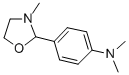 2-(p-(Dimethylamino)phenyl)-3-methyloxazolidine 结构式