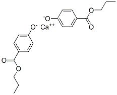 Propyl paraben calcium salt 化学構造式
