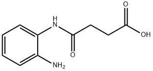 N-(2-アミノフェニル)スクシナミン酸 化学構造式