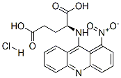 L-Glutamic acid, N-(1-nitro-9-acridinyl)-, monohydrochloride Structure