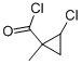 Cyclopropanecarbonyl chloride, 2-chloro-1-methyl- (9CI)|