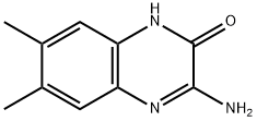 2(1H)-Quinoxalinone,3-amino-6,7-dimethyl-(9CI),83566-28-3,结构式