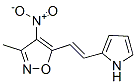 Isoxazole,  3-methyl-4-nitro-5-[2-(1H-pyrrol-2-yl)ethenyl]- Struktur