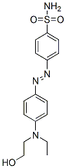 p-[[p-[ethyl(2-hydroxyethyl)amino]phenyl]azo]benzenesulphonamide,83592-03-4,结构式