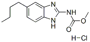 Carbamic acid, (5-butyl-1H-benzimidazol-2-yl)-, methyl ester, monohydrochloride 结构式
