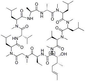 环孢菌素 H,83602-39-5,结构式
