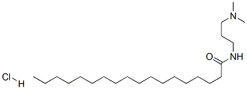N-[3-(dimethylamino)propyl]stearamide monohydrochloride Structure