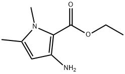 1H-Pyrrole-2-carboxylicacid,3-amino-1,5-dimethyl-,ethylester(9CI) 结构式