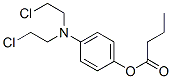 [4-[bis(2-chloroethyl)amino]phenyl] butanoate,83626-90-8,结构式