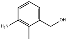 (3-アミノ-2-メチルフェニル)メタノール 化学構造式