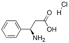 (R)-3-Amino-3-phenylpropionic acid hydrochloride Struktur