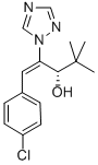 （Ｅ）－（Ｓ）－１－（４－クロロフェニル）－４，４－ジメチル－２－（１Ｈ－１，２，４－トリアゾール－１－イル）ペンタ－１－エン－３－オール 化学構造式