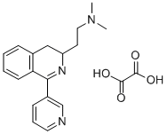 3-Isoquinolineethanamine, 3,4-dihydro-N,N-dimethyl-1-(3-pyridinyl)-, e thanedioate (salt) Structure