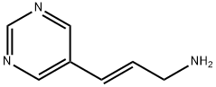 2-Propen-1-amine, 3-(5-pyrimidinyl)-, (E)- (9CI),83665-88-7,结构式