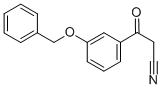 3-(3-BENZYLOXYPHENYL)-3-OXOPROPIONITRILE Struktur