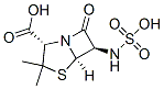 6α-(スルホアミノ)ペニシラン酸 化学構造式