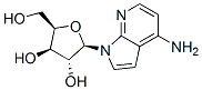 (2R,3R,4R,5R)-2-(5-amino-2,9-diazabicyclo[4.3.0]nona-1,3,5,7-tetraen-9 -yl)-5-(hydroxymethyl)oxolane-3,4-diol 化学構造式