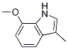 1H-Indole, 7-Methoxy-3-Methyl- 化学構造式